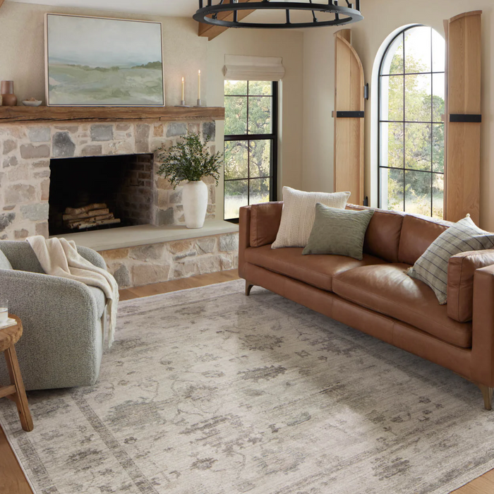 Loloi Millie Rug | Silver/Dove
