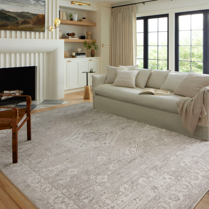 Loloi Odette Rug | Silver/Ivory