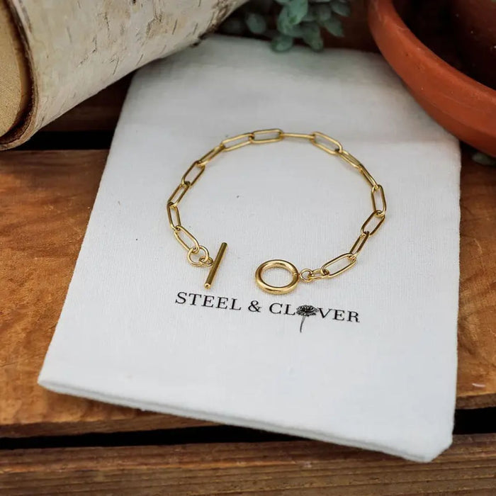 Louisa Paperclip Chain Bracelet