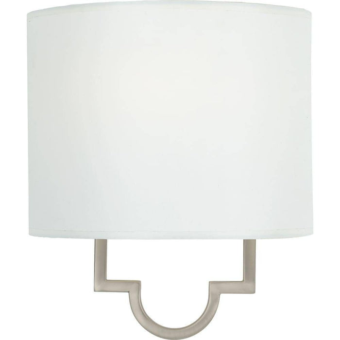 Pewter plated wall sconce, by Quoizel, for hallway or living room