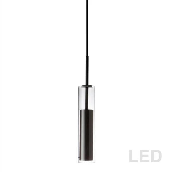 LED black pendant light, by Dainolite, for kitchen island or dining
