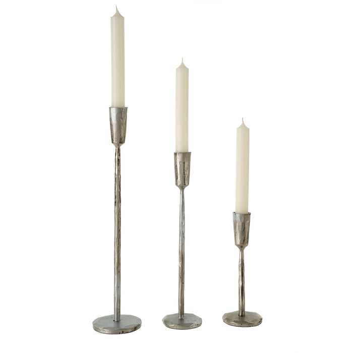 Luna Candlestick | Silver