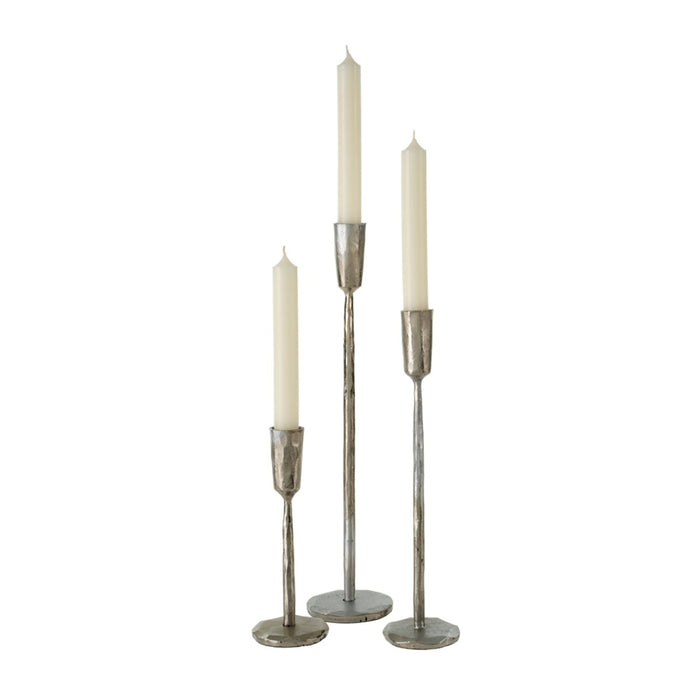 Luna Candlestick | Silver