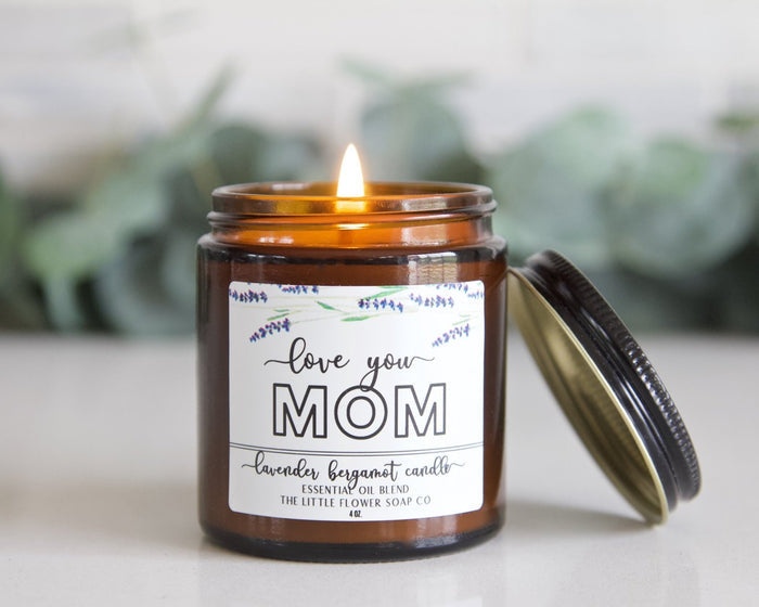 Luxurious Lavender Bergamot Self Care Gift Box - Mother's Day gift for Mom - Little Flower Soap Co