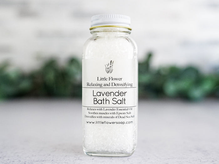 Luxurious Lavender Bergamot Self Care Gift Box - Mother's Day gift for Mom - Little Flower Soap Co