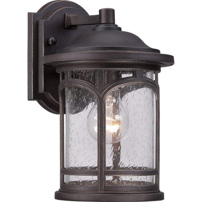 Palladian bronze wall sconce, by Quoizel, for hallway or living room