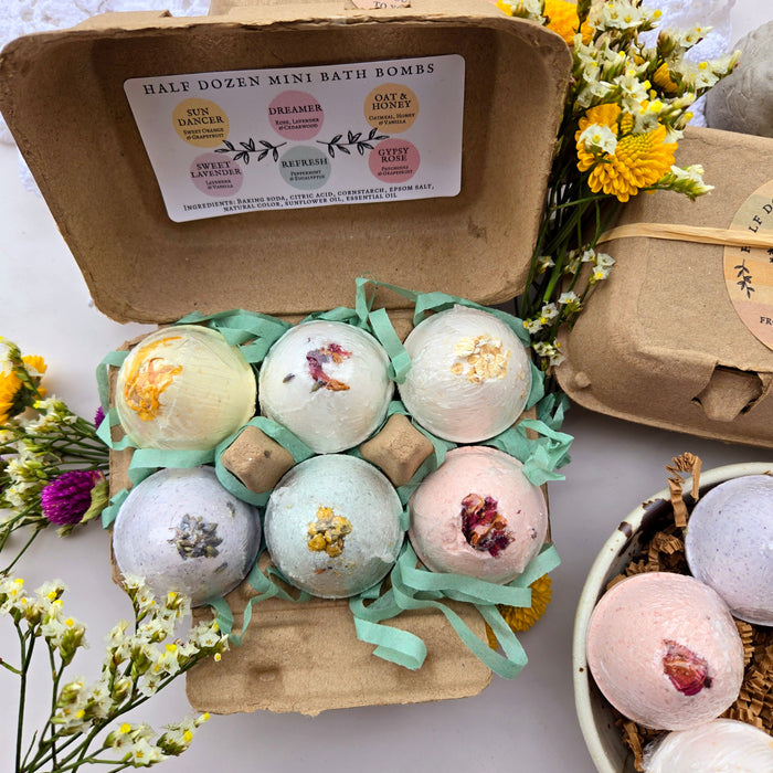 Mini Bath Bombs | Half Dozen Gift Box