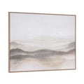 Misty Mountains Hand Painted Canvas