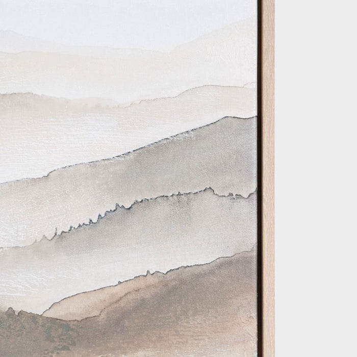 Misty Mountains Hand Painted Canvas