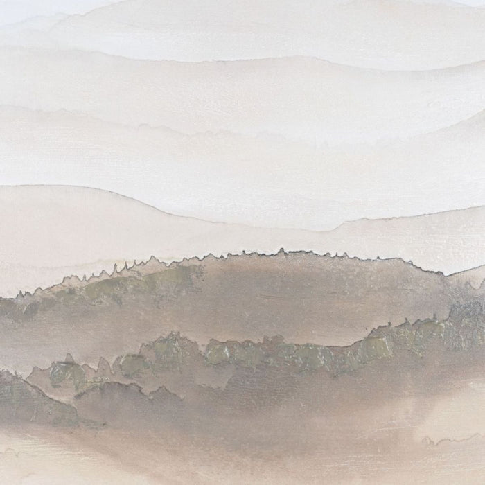 Misty Mountains Hand Painted Canvas