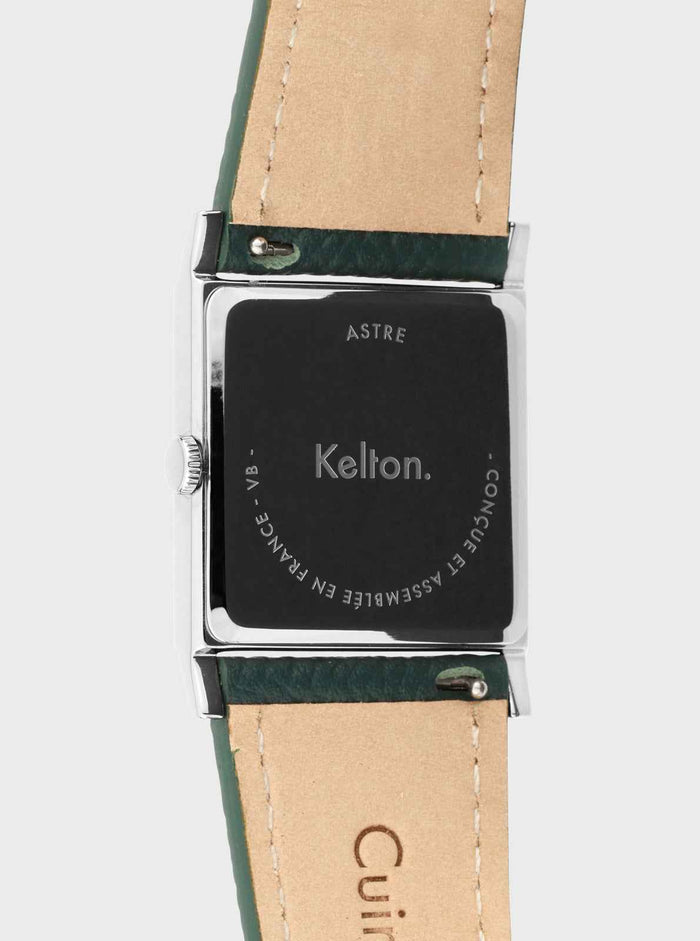 Montre Astre Argent Epsom green