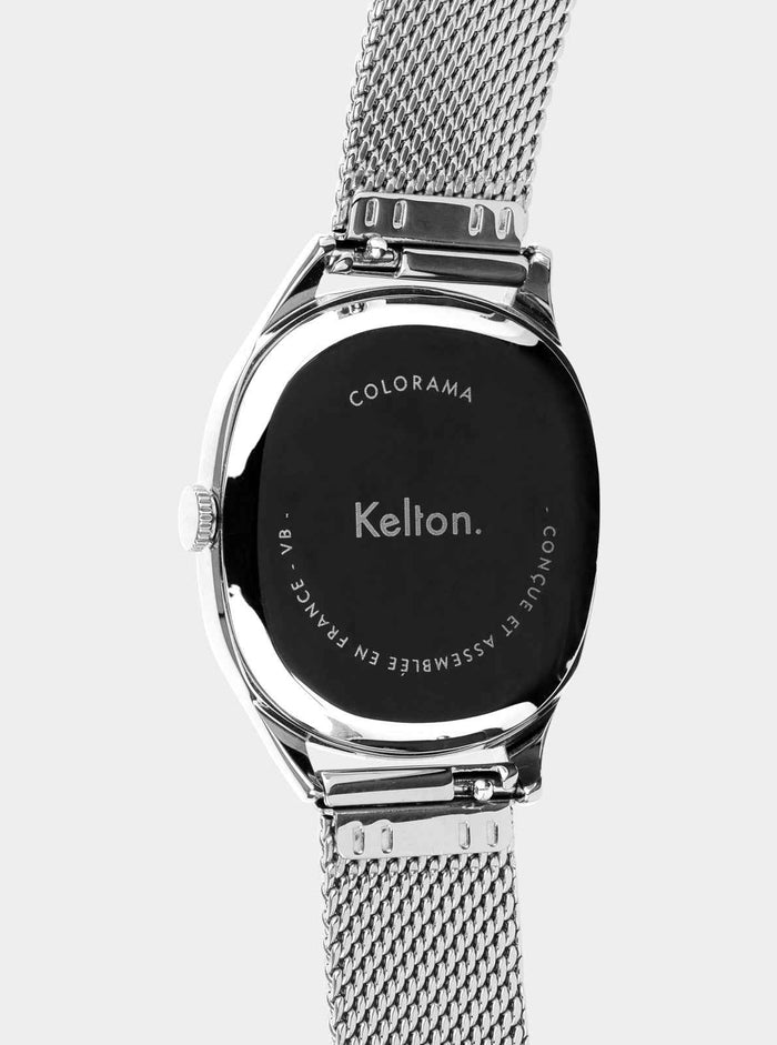 Montre Colorama Mesh Argent