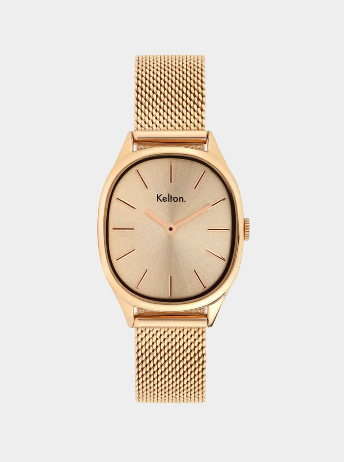 Montre Colorama Mesh Or Rose