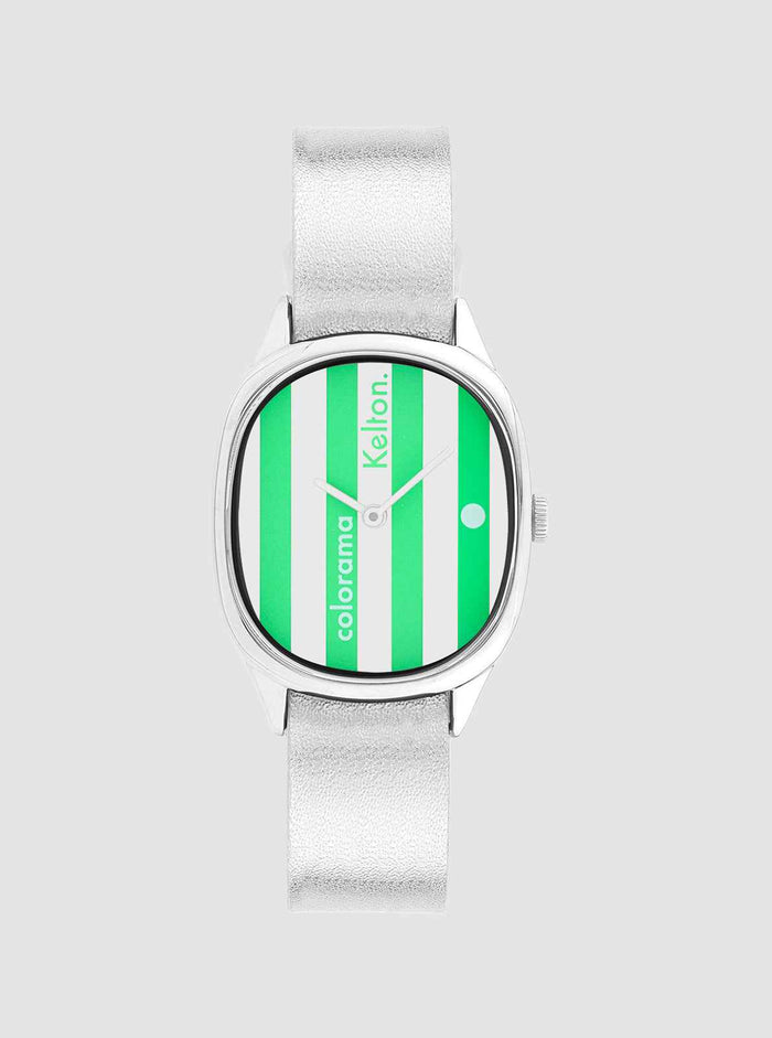 Montre Colorama Rayée Cactus