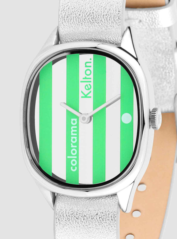 Montre Colorama Rayée Cactus