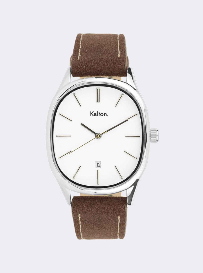 Montre Grande Colorama Blanche