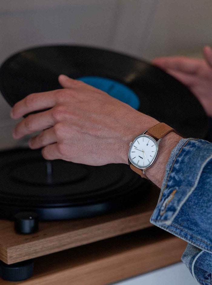 Montre Grande Colorama Blanche
