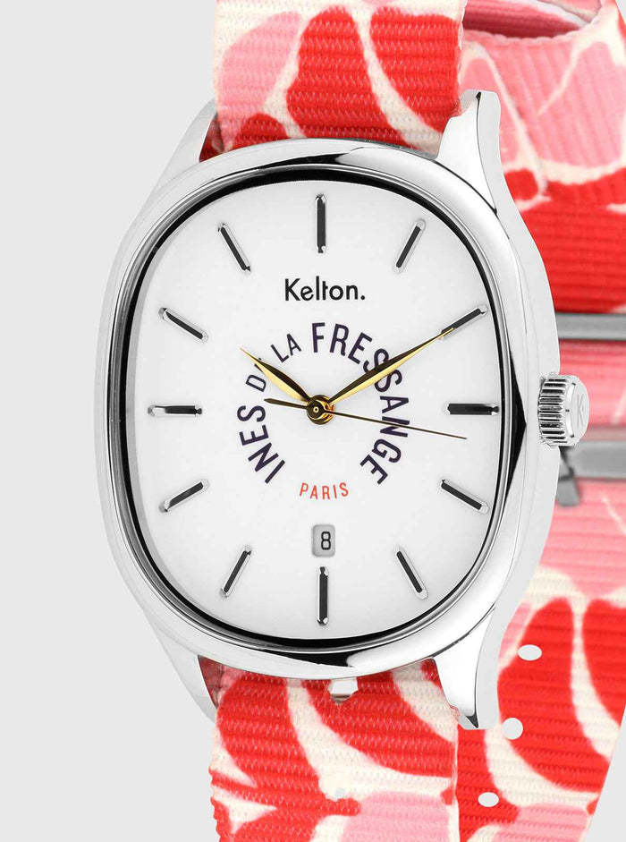Montre Grande Colorama Flora Kelton x Ines de la Fressange Paris