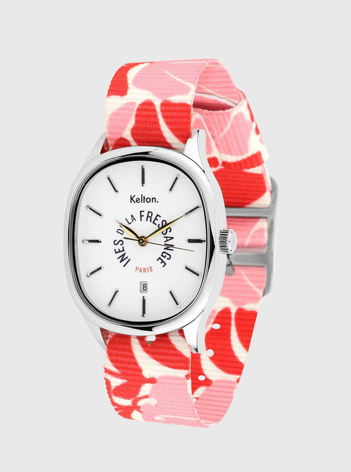 Montre Grande Colorama Flora Kelton x Ines de la Fressange Paris