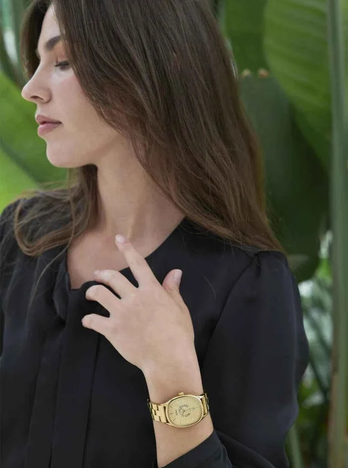 Montre Grande Colorama Gold Kelton x Ines de la Fressange Paris