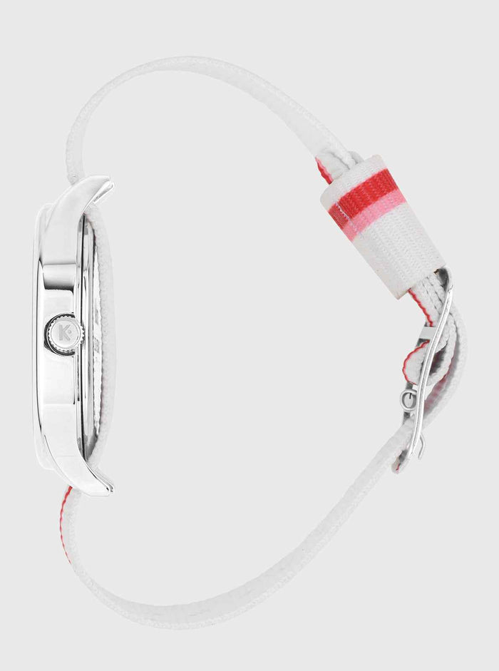 Montre Grande Colorama Rose-Rouge Kelton x Ines de la Fressange Paris