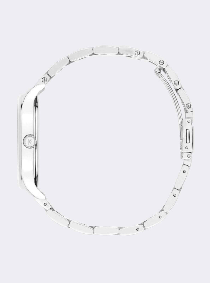 Montre Grande Colorama Silver Kelton x Ines de la Fressange Paris