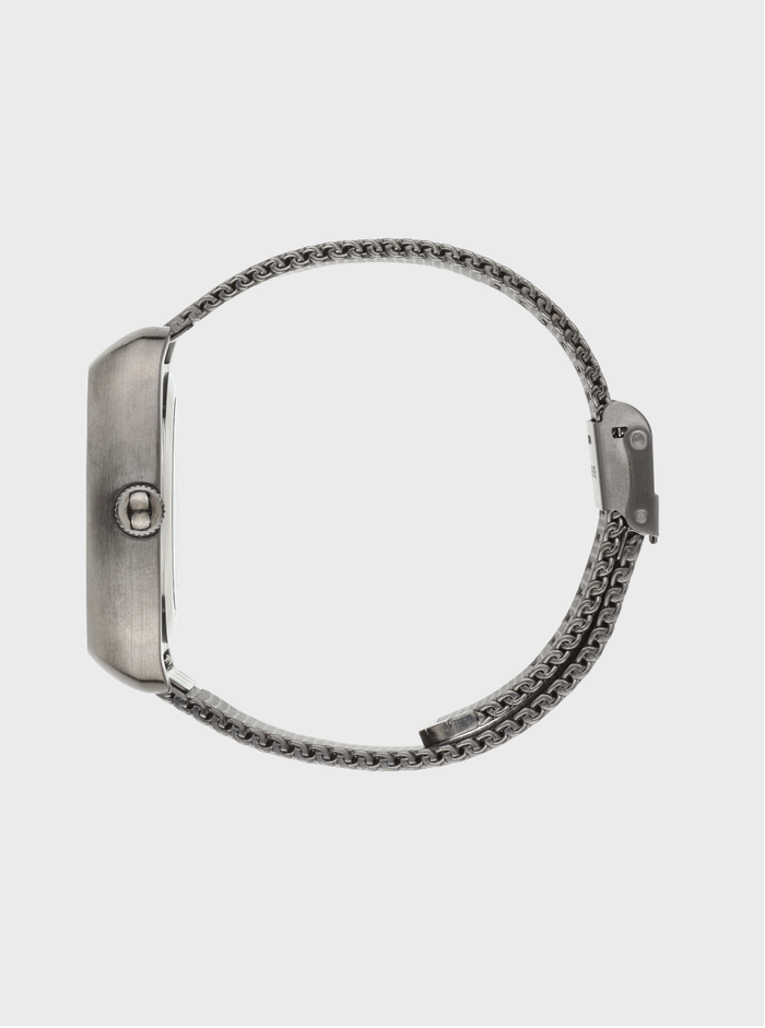 Bracelet de montre en maille métallique avec fermoir et boucle