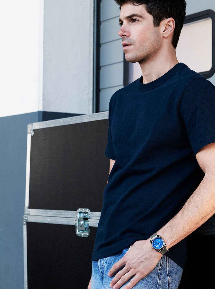 Montre RC2 Bleu-Blanc Mesh