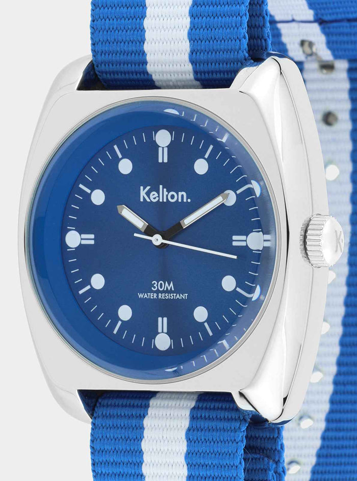 Montre RC2 Nato Bleu-Blanc