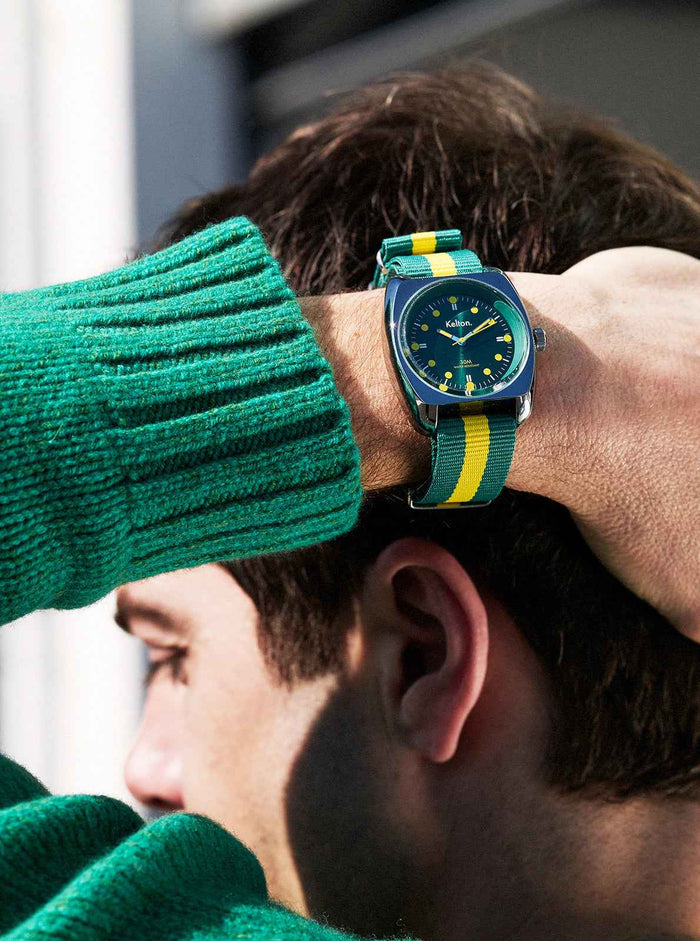Montre RC2 Nato Vert-Jaune