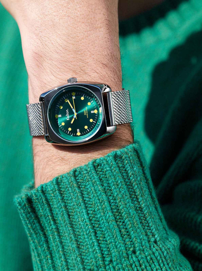 Montre RC2 Vert-Jaune Mesh