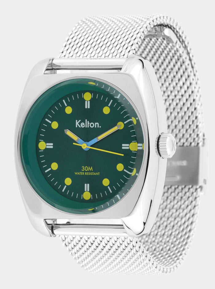 Montre RC2 Vert-Jaune Mesh