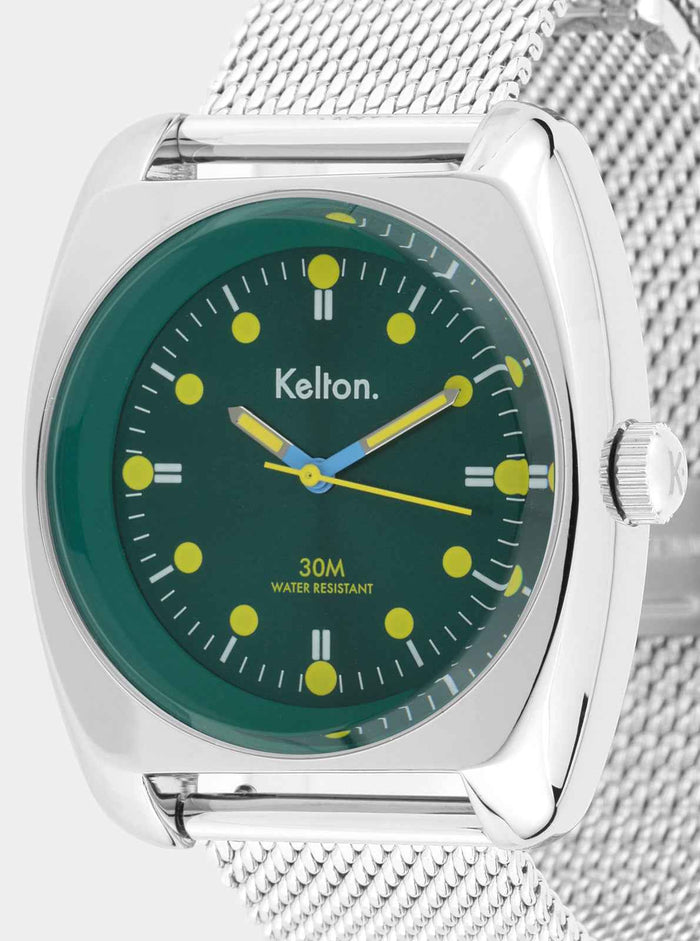 Montre RC2 Vert-Jaune Mesh