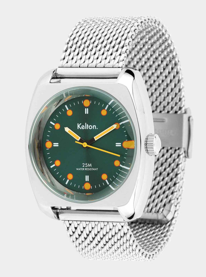Montre RC2 Vert-Orange Mesh