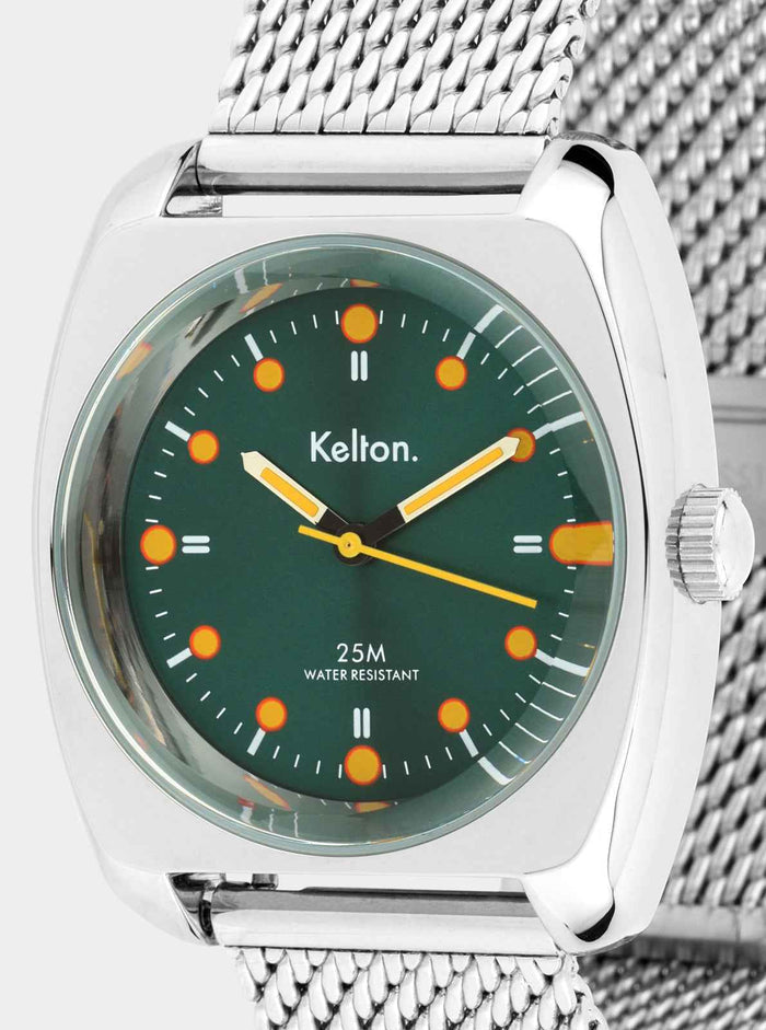 Montre RC2 Vert-Orange Mesh