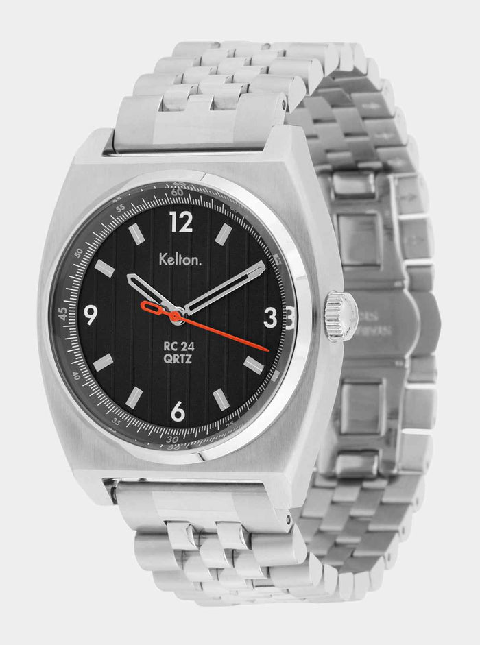 Montre RC24 Asphalte Quartz Noire - Bracelet Jubilee