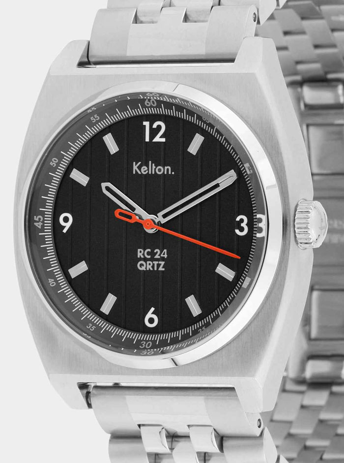Montre RC24 Asphalte Quartz Noire - Bracelet Jubilee