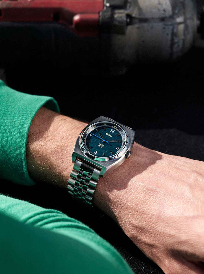 Montre RC24 Electric Quartz Verte - Bracelet Jubilee
