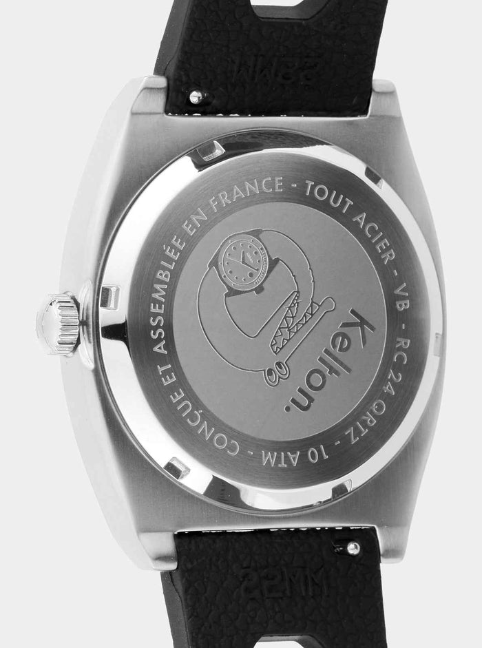 Montre RC24 Electric Quartz Verte - Bracelet Noir Tropic Racing