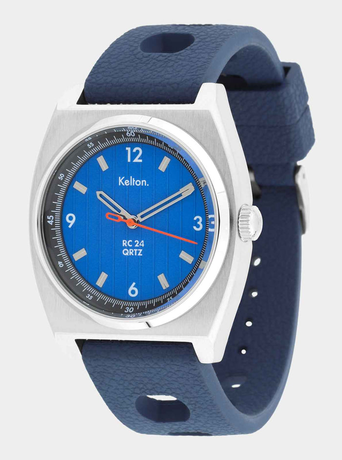 Montre RC24 Pétrole Quartz Bleue - Bracelet Bleu Tropic Racing
