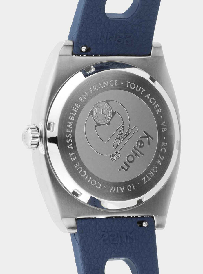 Montre RC24 Pétrole Quartz Bleue - Bracelet Bleu Tropic Racing