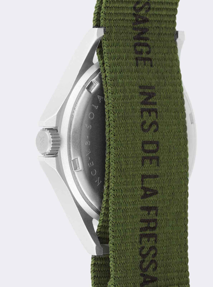 Montre Solaire Field Kaki Kelton x Ines de la Fressange Paris