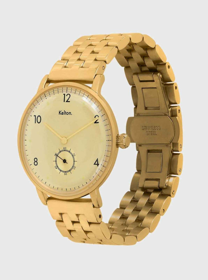 Montre Villa gold noire