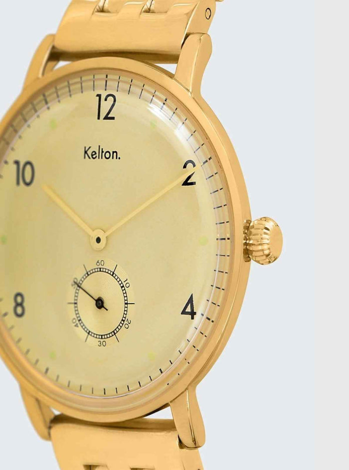Montre Villa gold noire