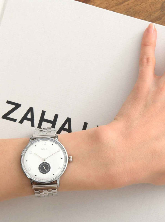 Montre Villa Silver Blanche