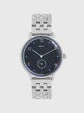 Montre Villa silver noire