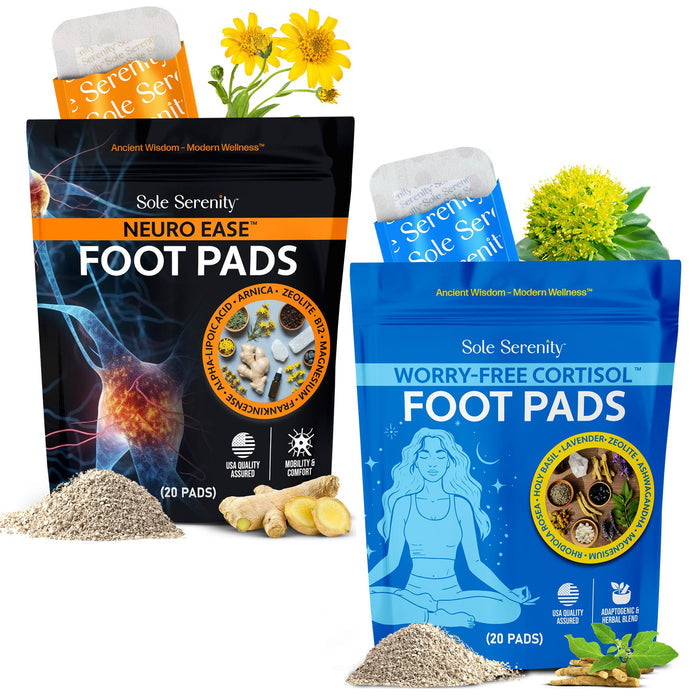 Neuropathy + Cortisol Detox Bundle Foot Pads