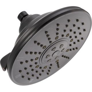 Open Box - Delta 52680-RB Contemporary 8-1/2" Multi-Function Shower Head with Touch Clean Technology