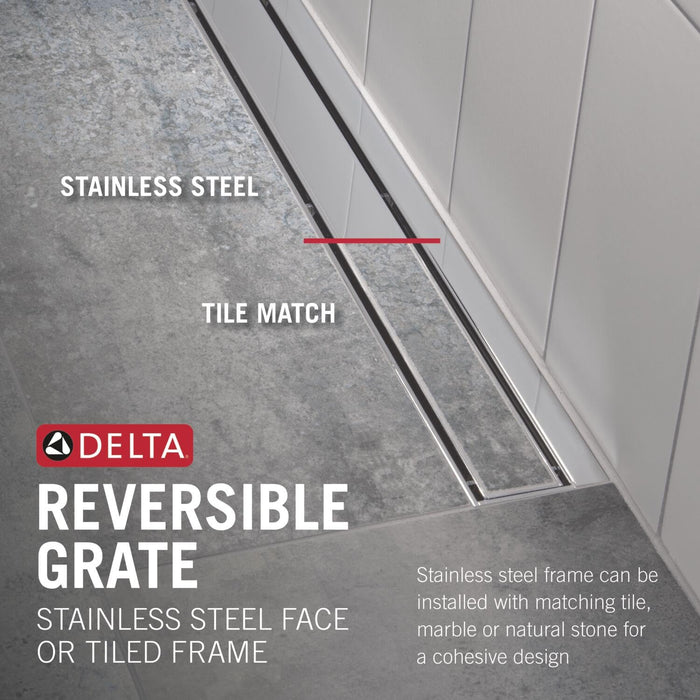 Open Box - Delta DT0732413-SS - Shower Drains Showers