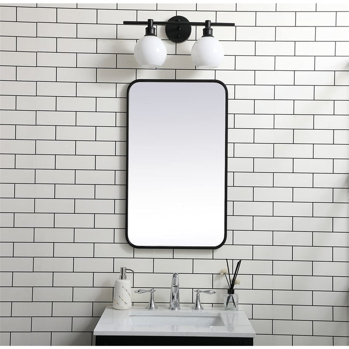 Open Box - Elegant Lighting MR801830BK - Mirrors Home Decor
